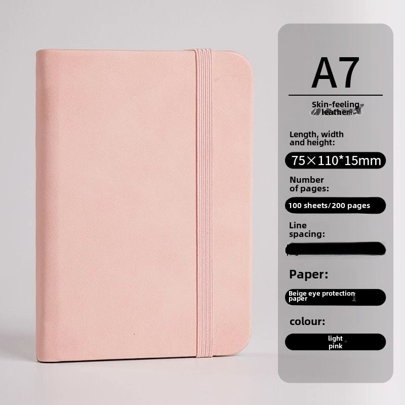 A7 Small Notebook Notepad Portable Small Notebook Pocket English Word Book Mini Notebook Notes