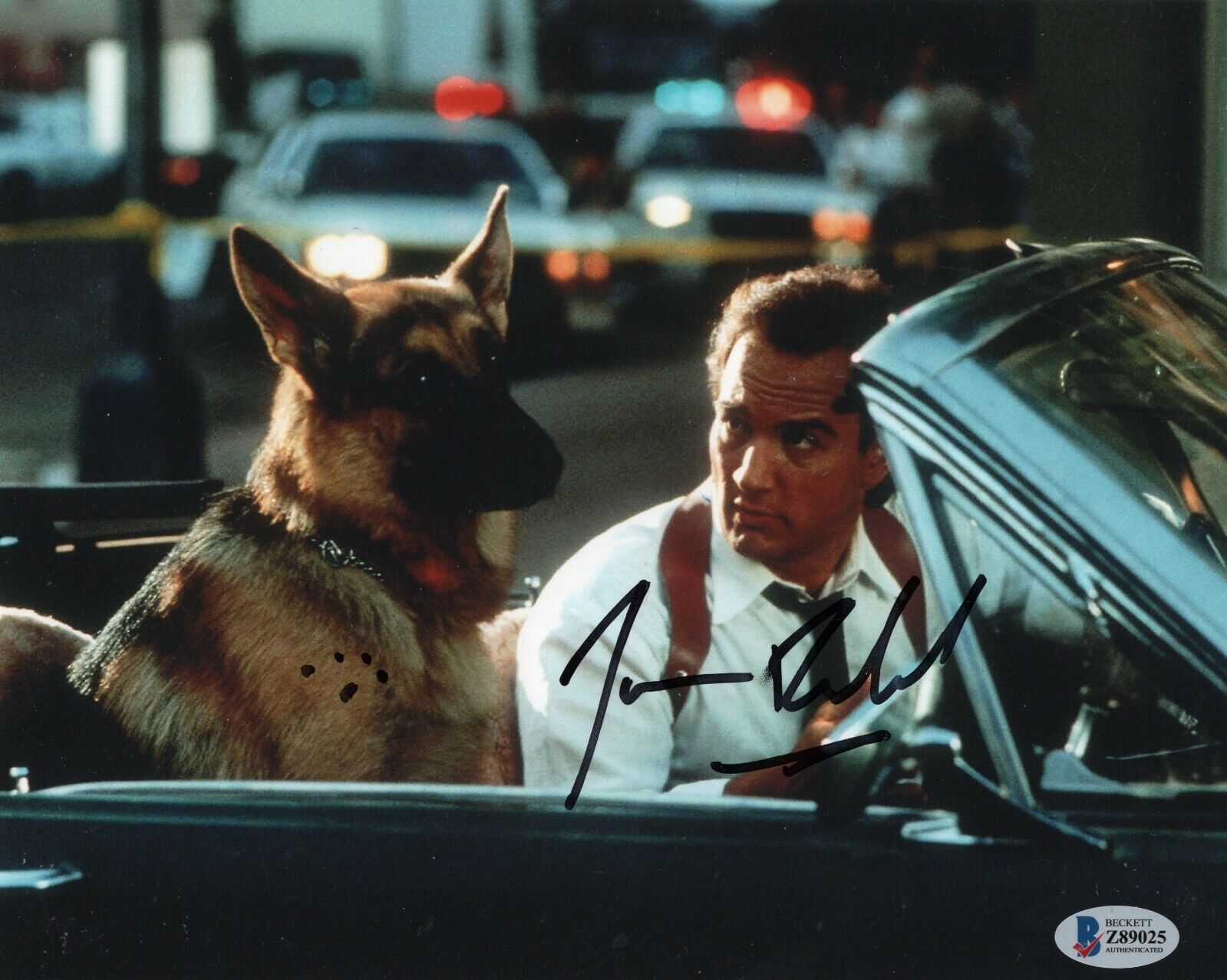 Jim Belushi Signed K-9 Dooley 8x10 Photo Poster painting w/Beckett COA Z89025