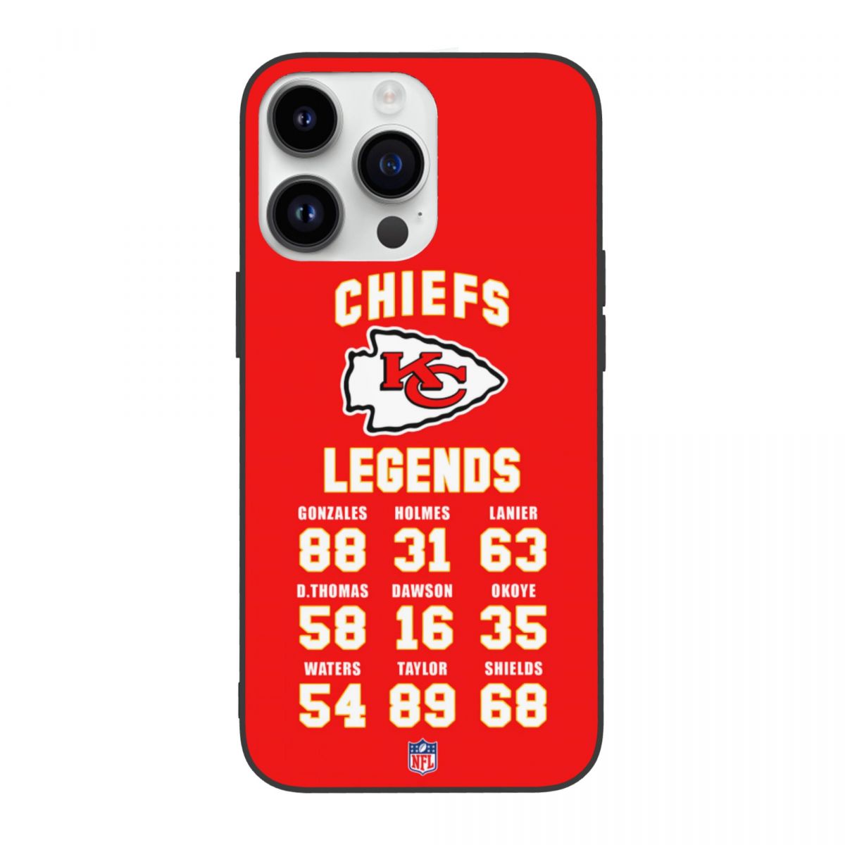 Kansas City Chiefs Football Legends iPhone 14 Phone Case