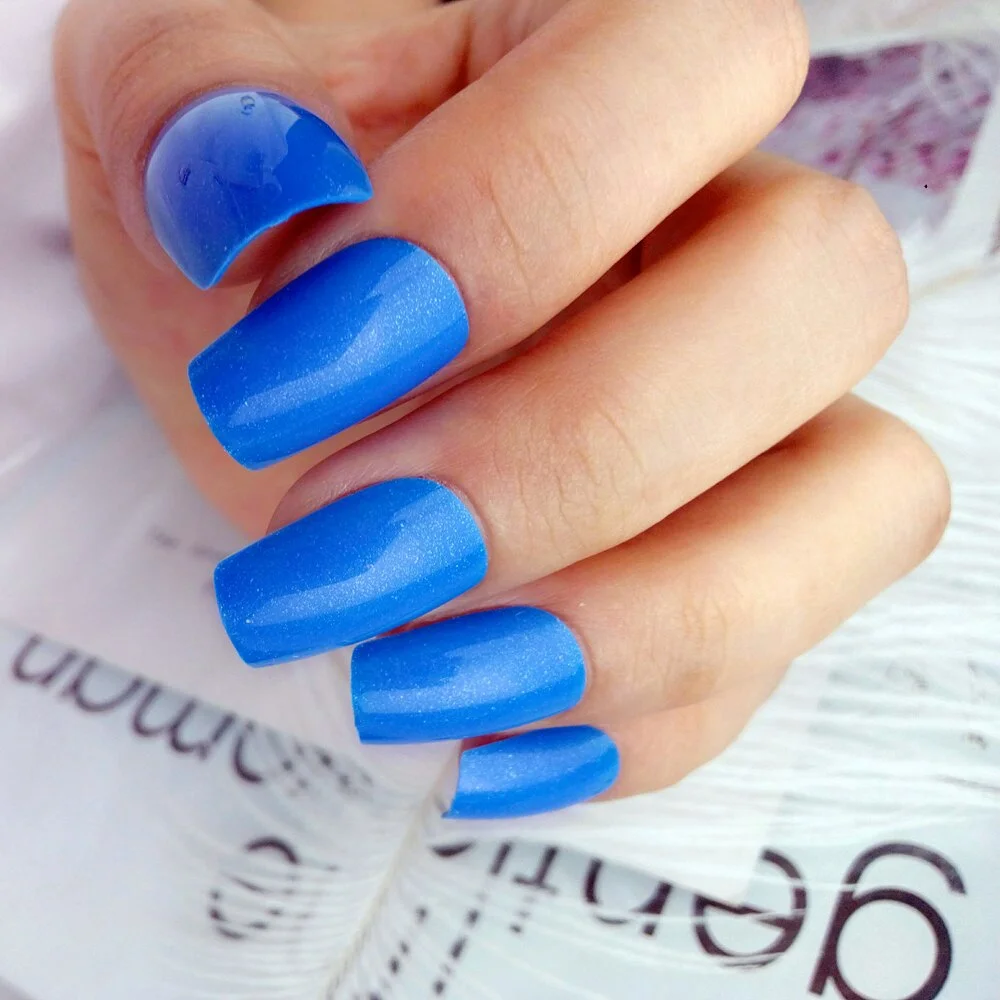 Wholesale Acrylic Long Fake Nails For Design Transparent Orange Pink False Fingernails Lady Full Cover Tip Salon Manicure-Nail Inspo