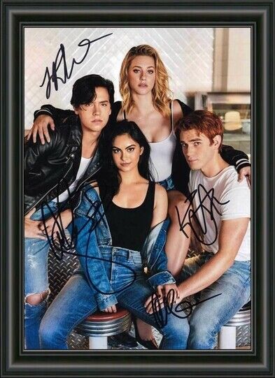 RIVERDALE SIGNED BY CAST - TV SERIES - A4 SIGNED Photo Poster painting POSTER -  POSTAGE