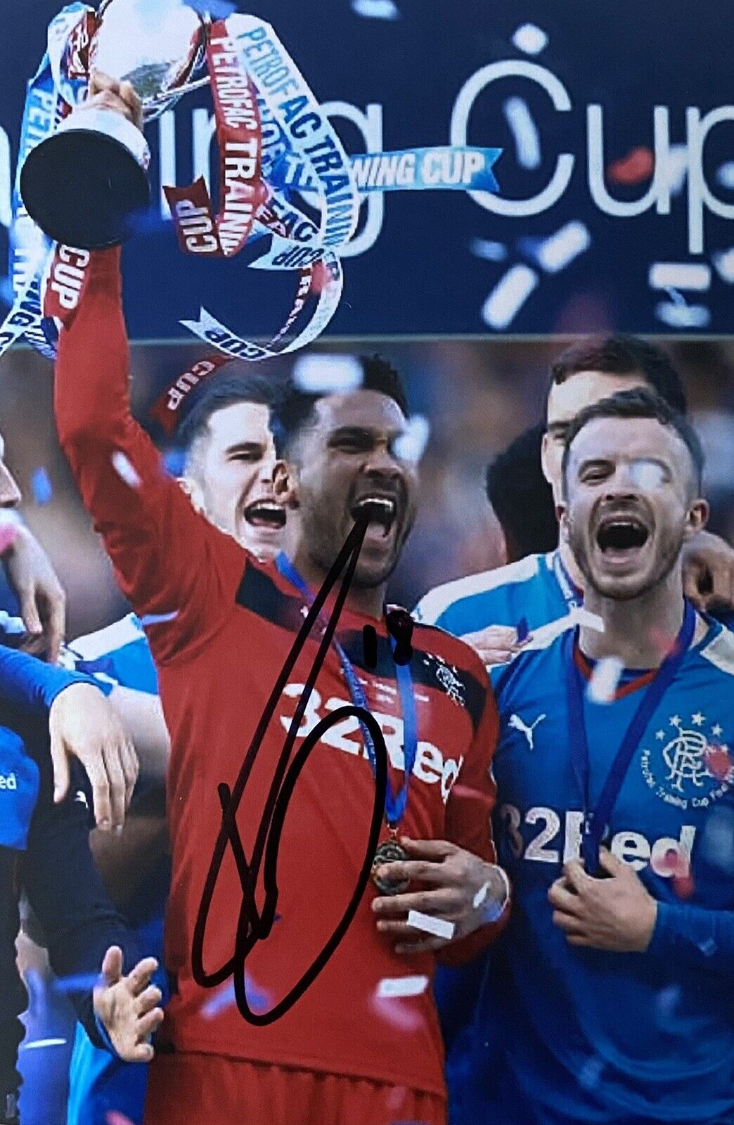 Wes Foderingham Genuine Hand Signed Rangers 6X4 Photo Poster painting 2