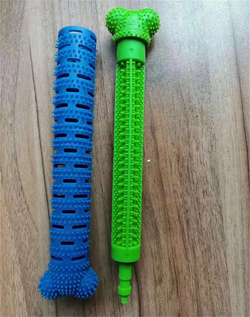 Popular Rubber Dog Toys Pet Supplies Teeth Cleaning Tool High Quality Dog Teething Stick French Bulldog Interactive Kong Dog Toy