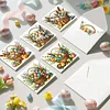 6PCS Diamond Painting Easter Egg Greeting Card Kit for Birthdays Thanksgiving & Special Occasion