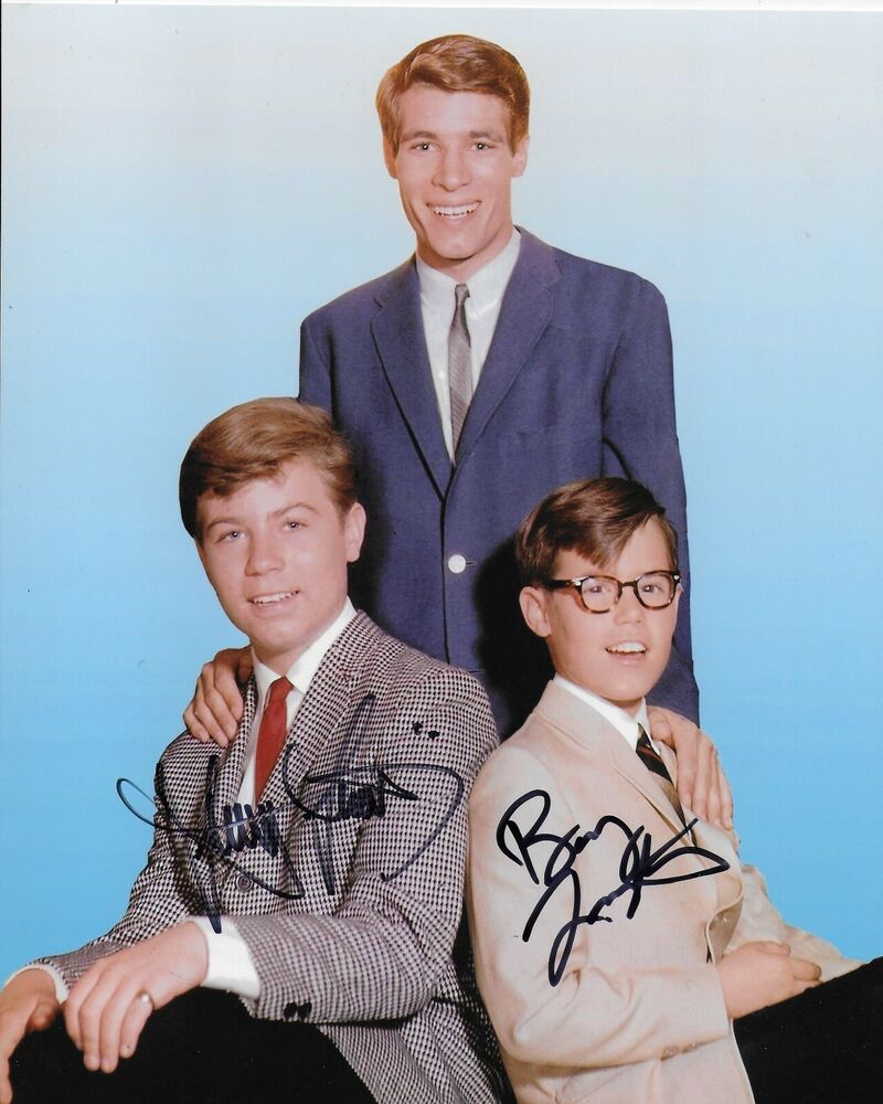 Stanley & Barry Livingston My Three Sons Original 8X10 Autographed Photo Poster painting #9