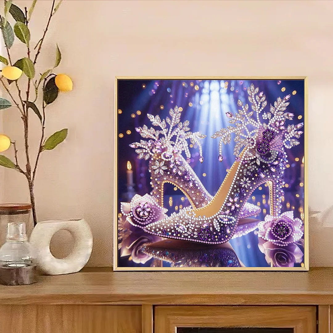 Dream High Heel - Diamond Painting - Partial Special Shaped Drill(Canvas|30*30cm)
