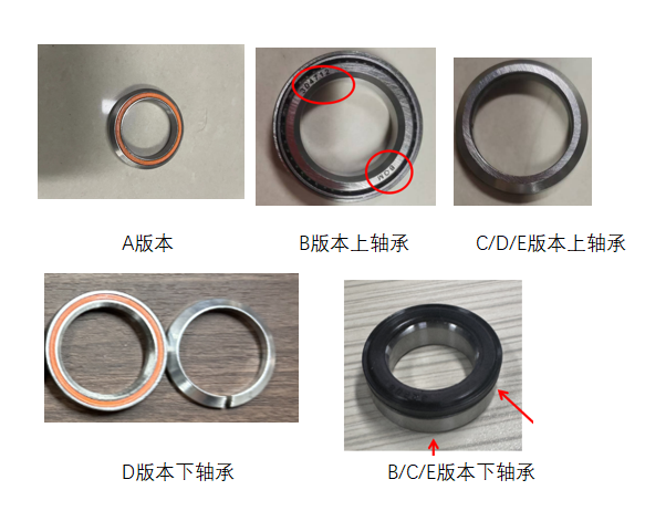 G4 Complete Set Of Bearings (Including A.B.C.D.E)