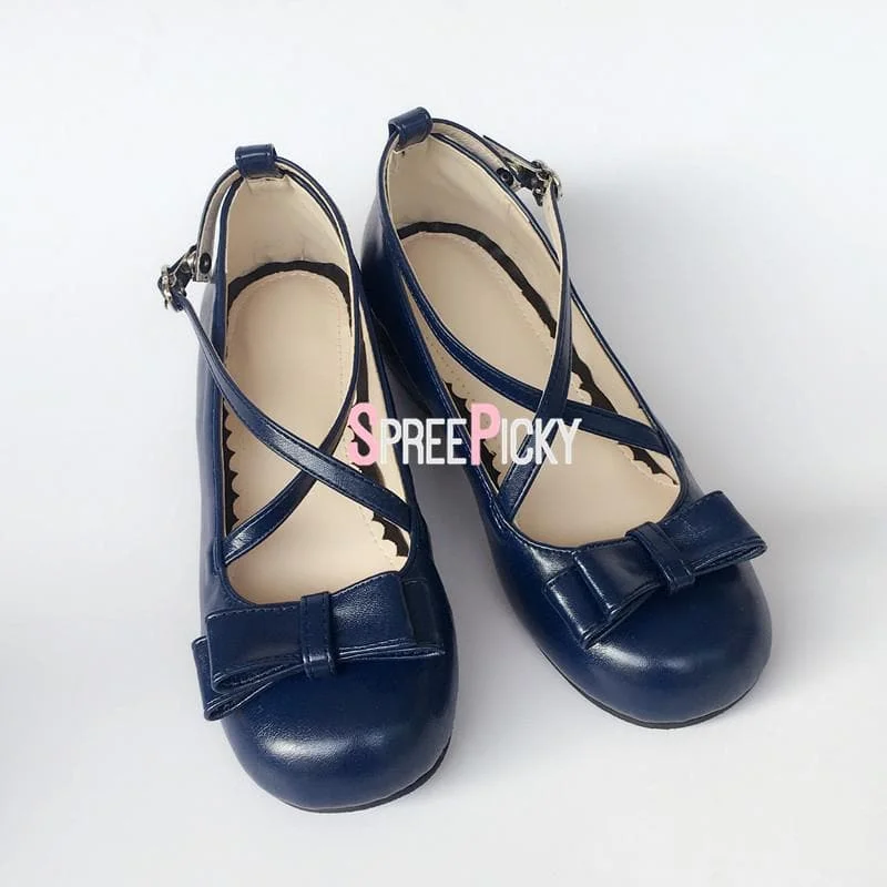 Lolita Low Heels Cute Shoes SP179550