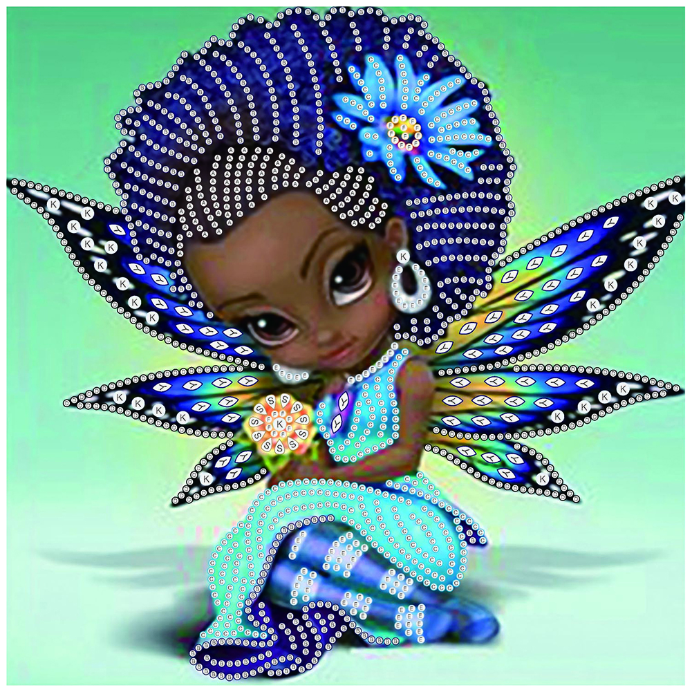 

Flower Fairy - Special Shaped Diamond Painting - 30*30CM, 501 Original