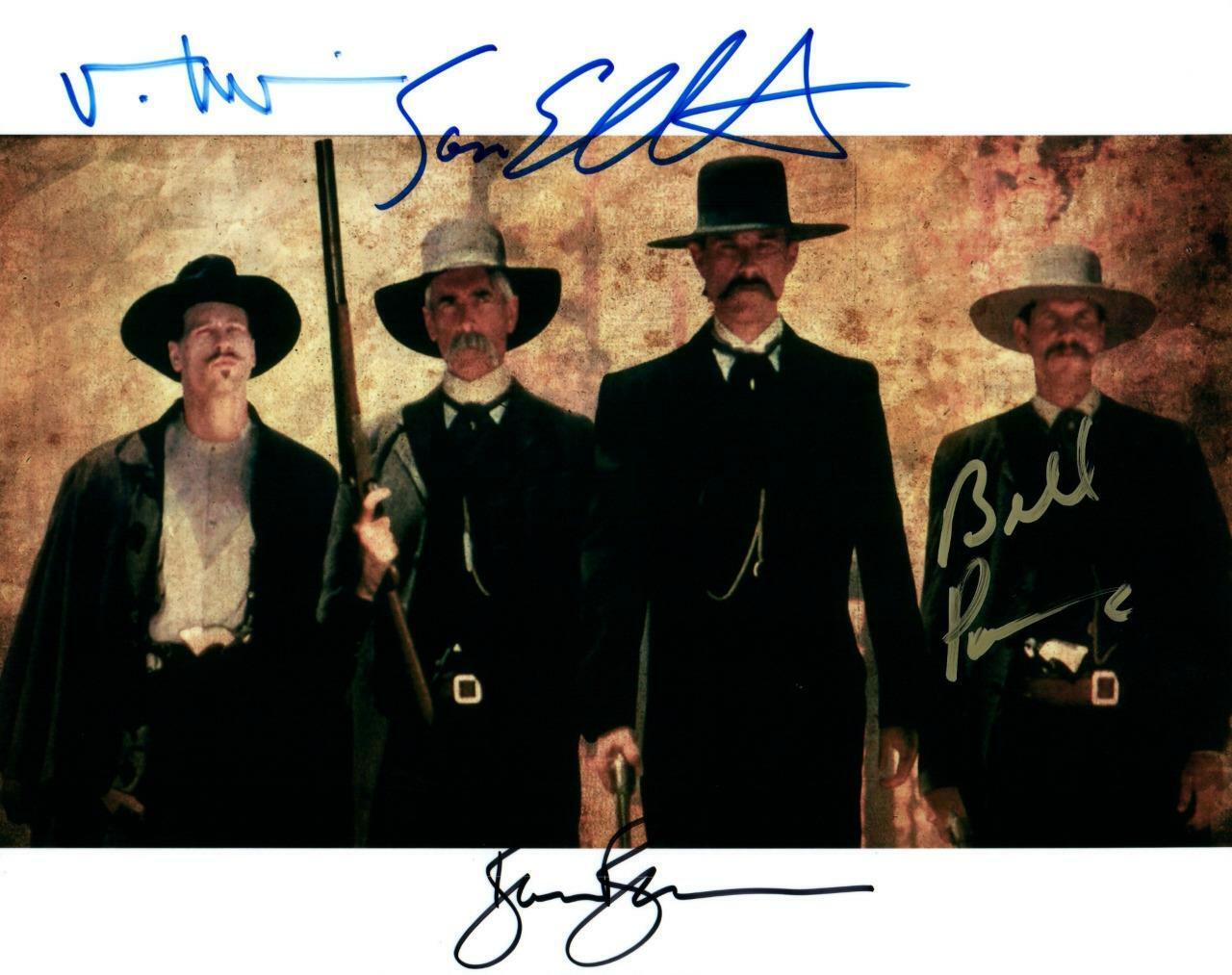 Tombstone Cast Paxton +3 autographed 8x10 Picture Photo Poster painting signed Pic with COA