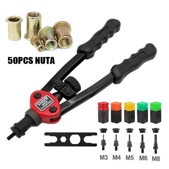 Advanced automatic riveting tool set