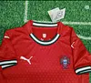 Joyfball 2025 Kids Size Portugal Home Football Shirt 1:1 Thai Quality