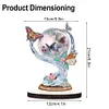 DIY Butterfly Crystal Ball Diamond Painting Single-sided Wooden Desktop Ornaments
