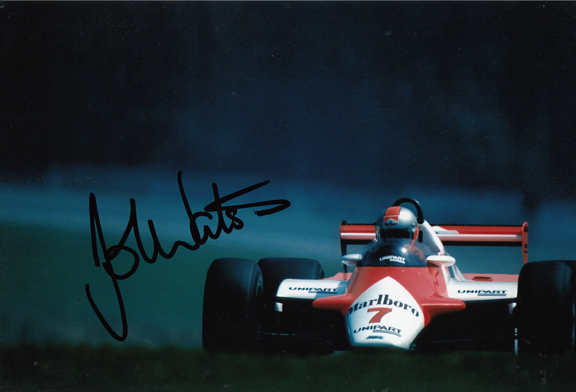 John Watson Hand Signed Marlboro Team McLaren Photo Poster painting 12x8 4.