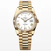 Rolex Day-Date m228238-0042 Yellow gold with White Dial (Roman Numerals) President bracelet (40mm) Super Clone