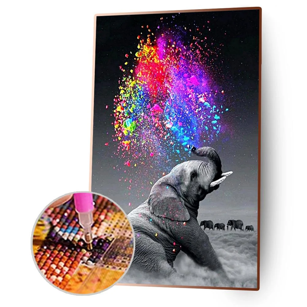 Diamond Painting - Full Round Drill - Elephant (40*60cm)