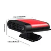 12/24V Car Electric Heater Fan 360 Rotating Heater Fan Combo Car Anti-Fog Heater