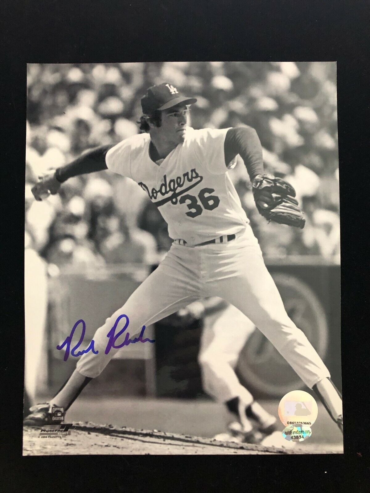 Rick Rhoden Signed Autographed Photo Poster painting - Los Angeles Dodgers