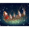 Santa Claus Giving Gifts  | Full Round Diamond Painting KitsChristmas