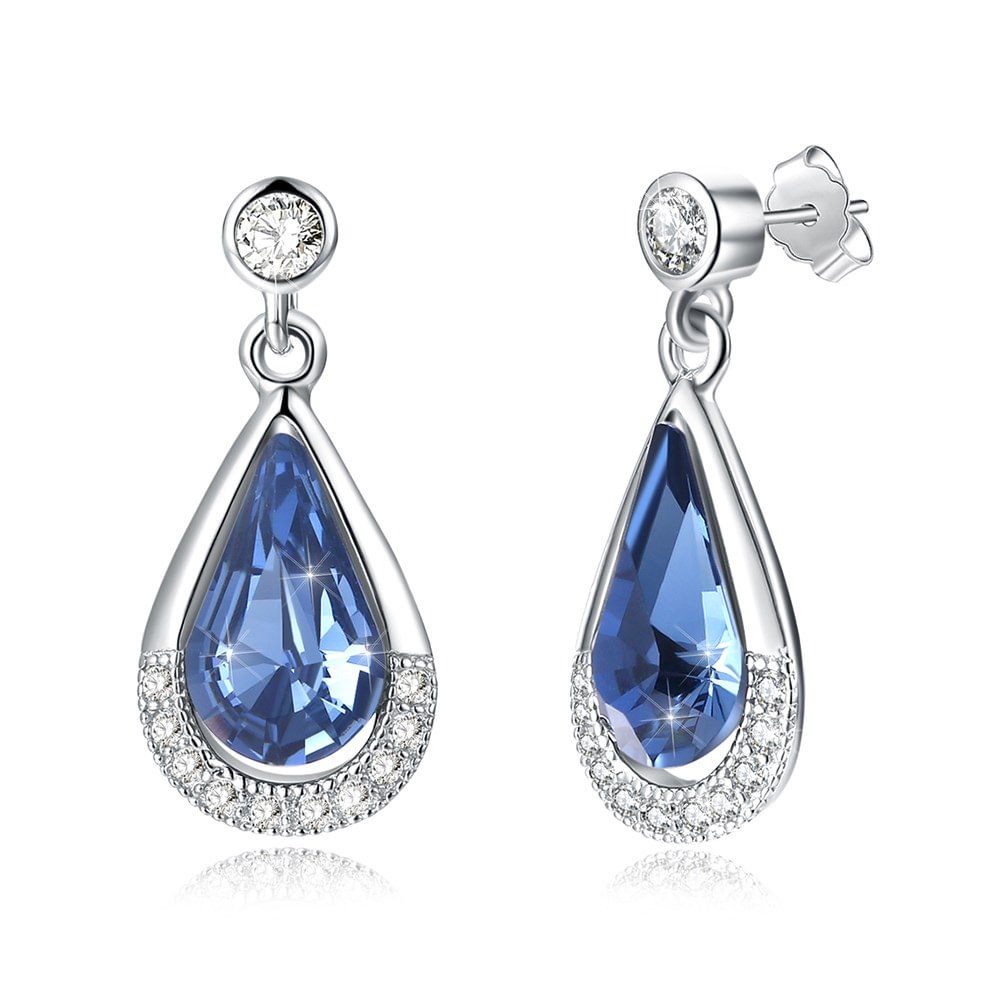 Waterdrop Royal Blue Pop  Stud Earrings