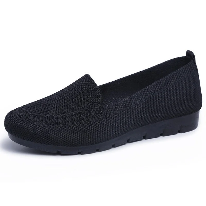2022 New Autumn Hot Women&#39;s Flats Woman Shoes Comfort Ladies Shoe Loafers Female Breathable Mesh Slip On Casual Women Footwear