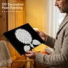 DIY Pearl Painting Sunflower for Home Wall Decor with Frame(20x30cm)