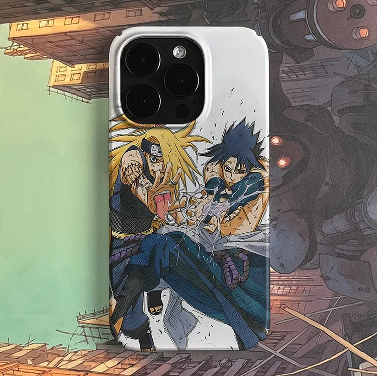 Naruto Sasuke Deidara Aesthetic IPhone Case weebmemes