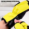 Rechargeable USB Fingerless Heated Gloves w/3 Heating Levels for Sports Skiing