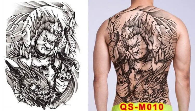 tattoo tribal designs gothic tattoo boys full back large tattoo body stickers temporary tattoos men sexy fake tatoo big water
