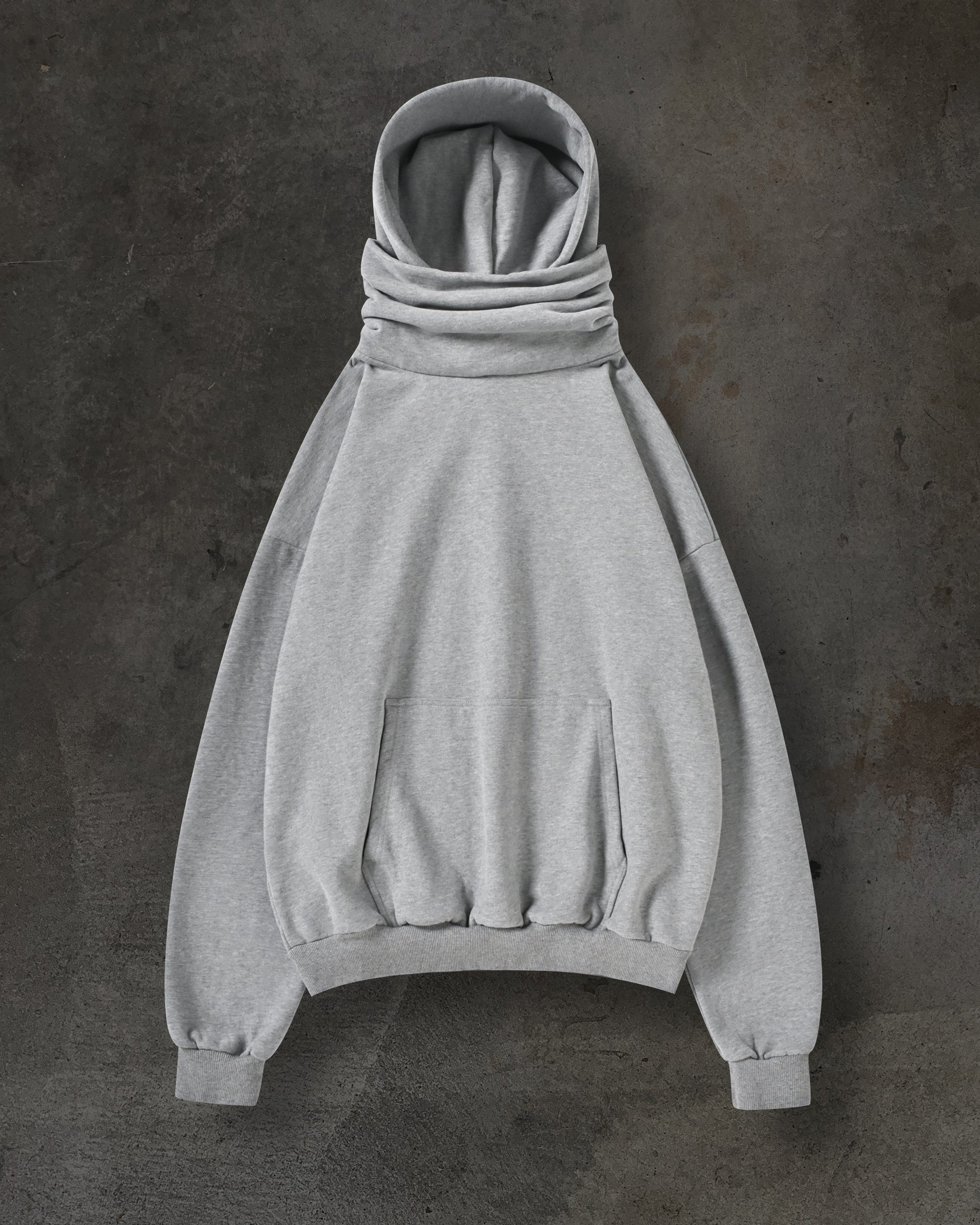MASKED HOODIE (HEATHER)