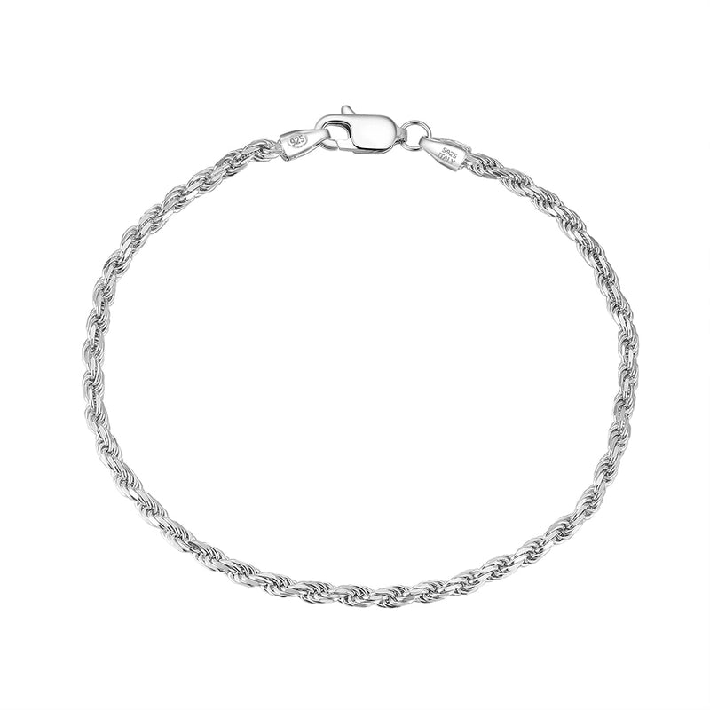 925 Sterling Silver Bangles Ear Studs Chain & Link Bracelets TRENDY