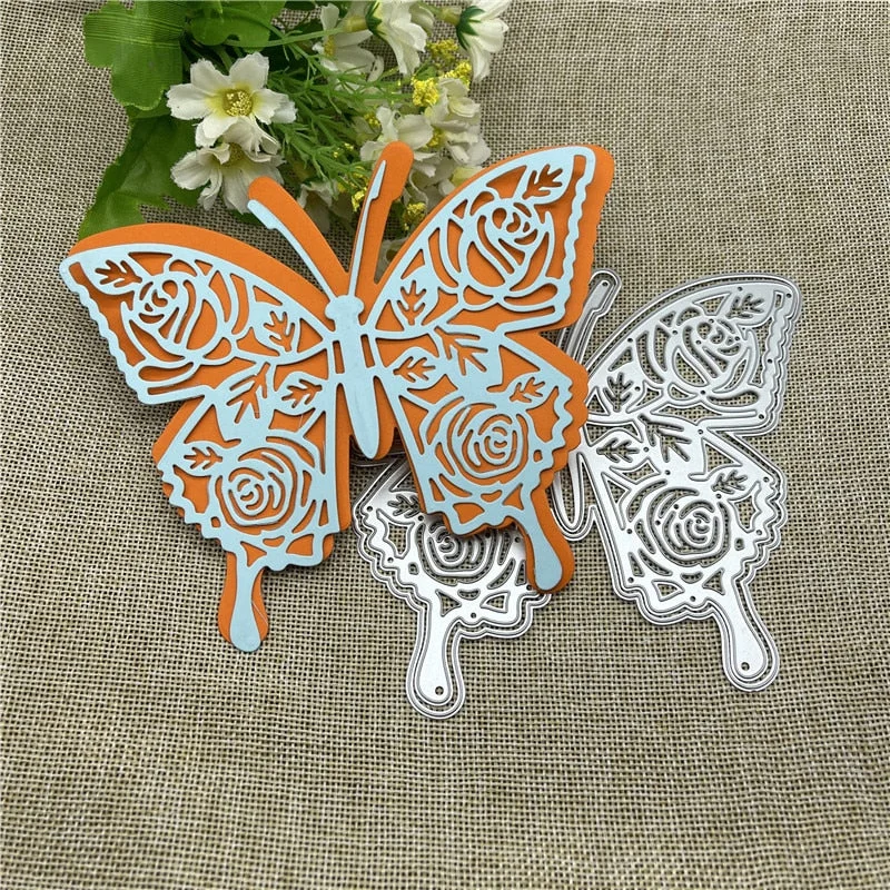 Big Butterfly Metal Cutting Dies Stencils For DIY Scrapbooking Decorative Embossing Handcraft Template