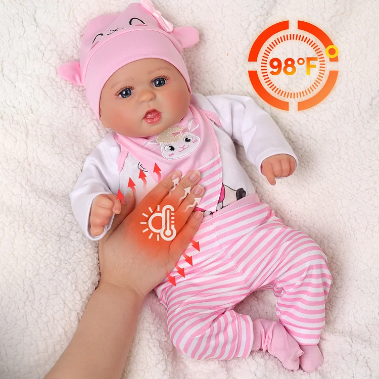 Babeside Bailyn 20" Reborn Baby Doll with a Body that Warms Up