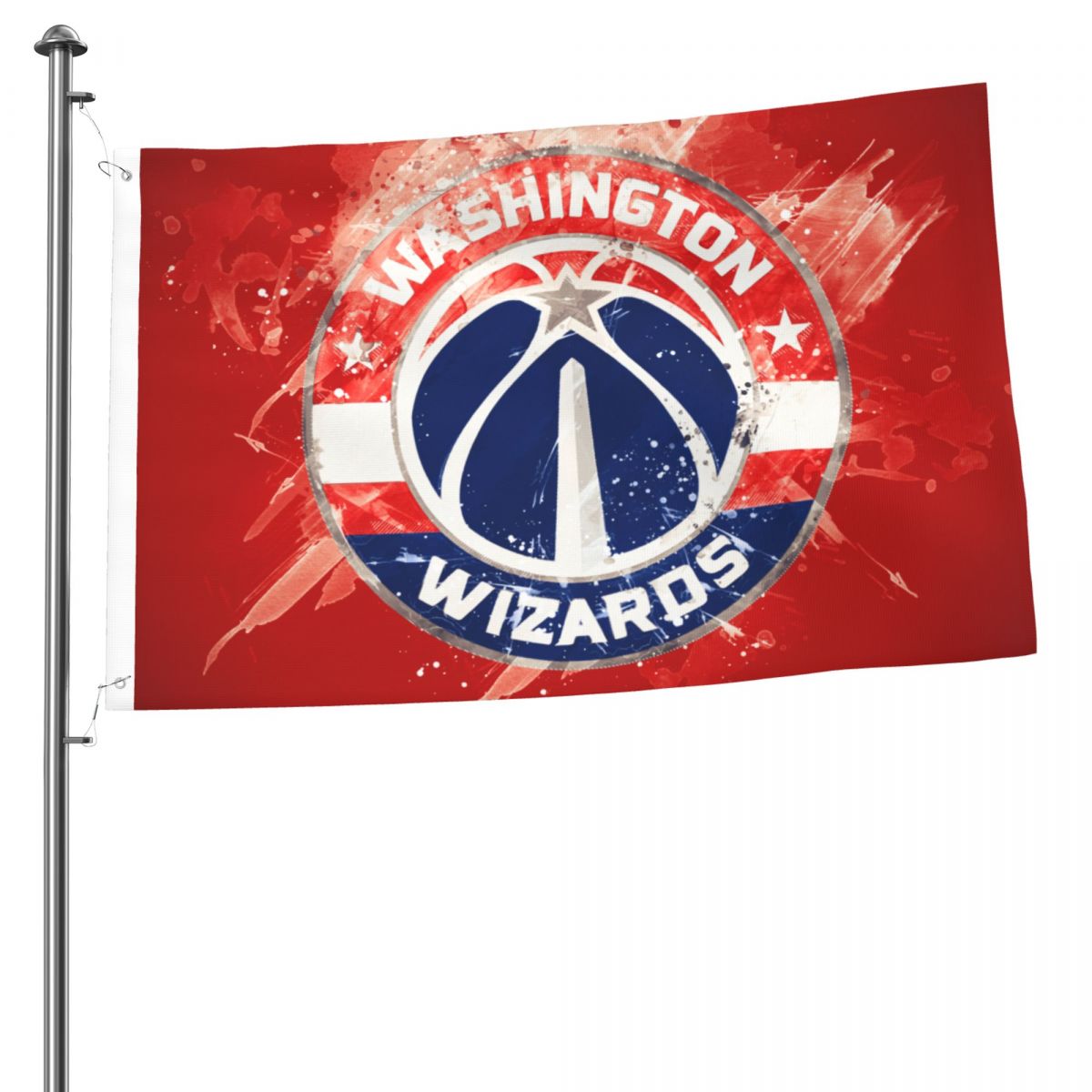 Washington Wizards Tainted Logo 2x3 FT UV Resistant Flag