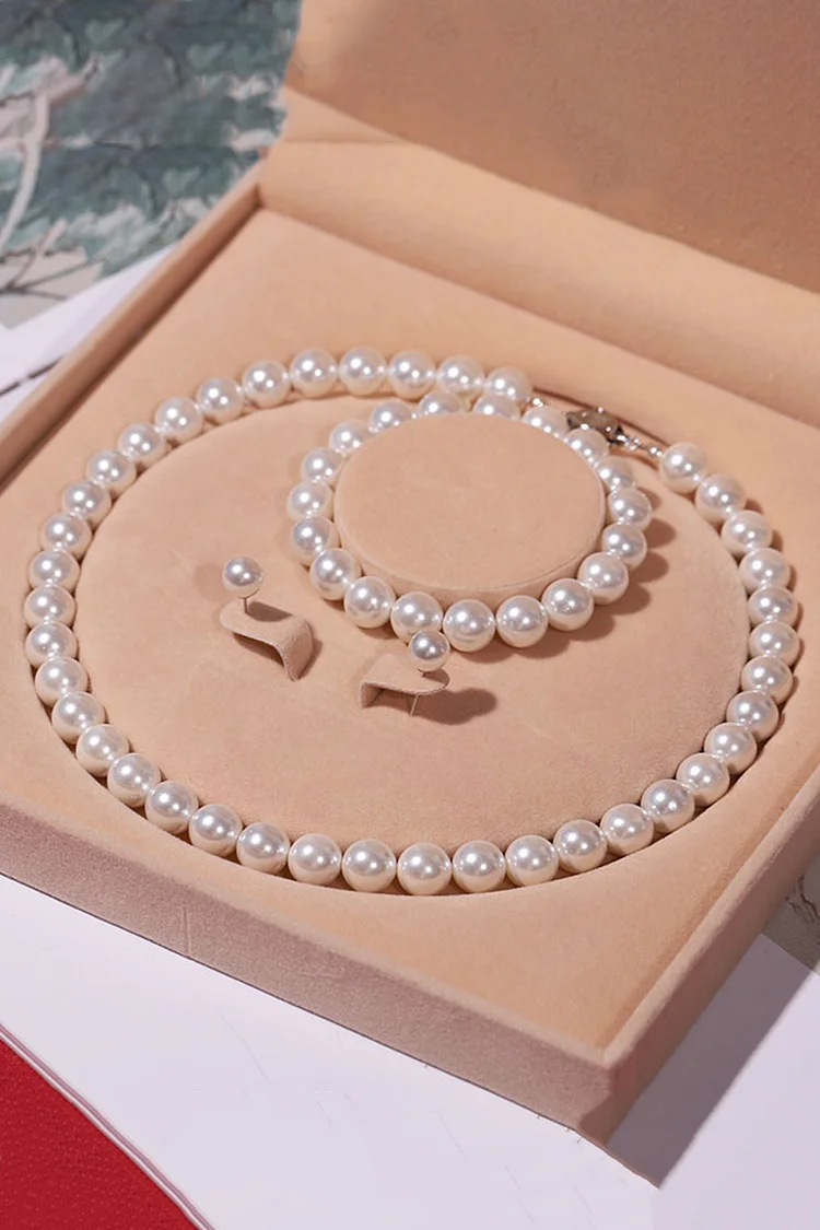 Wedding Pearl Beaded Chain Choker Necklace 2024 - Xpluswear