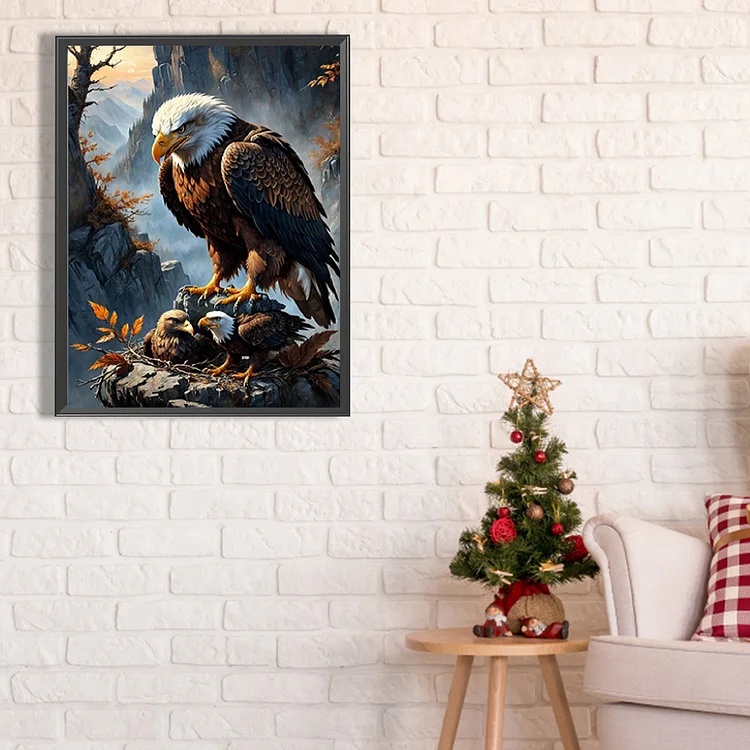 Full Square Drill Diamond Painting 40*40cm Eagle – Jules' Diamond Art