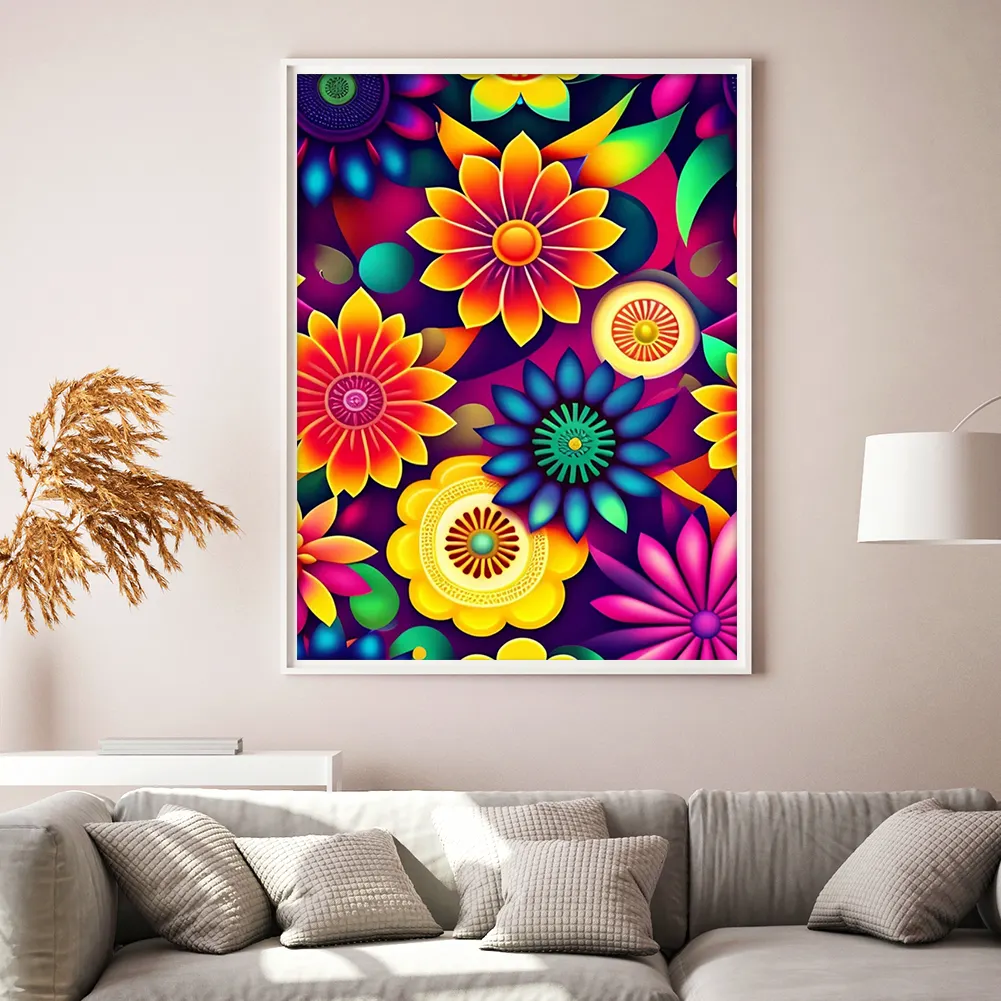 Full Round Diamond Painting 40*50cm - Flower