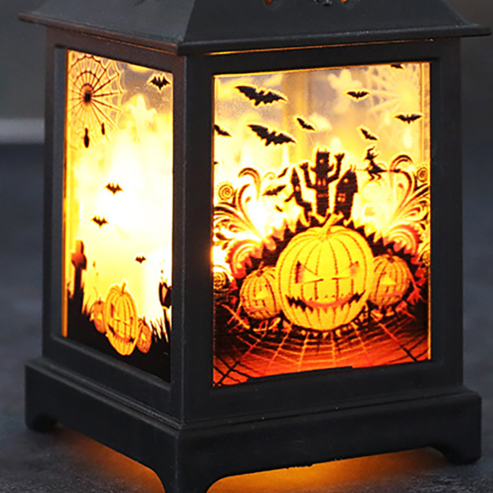

Halloween Night Lights Wind Lights Portable Desktop Pumpkin Night Lamp, 501 Original