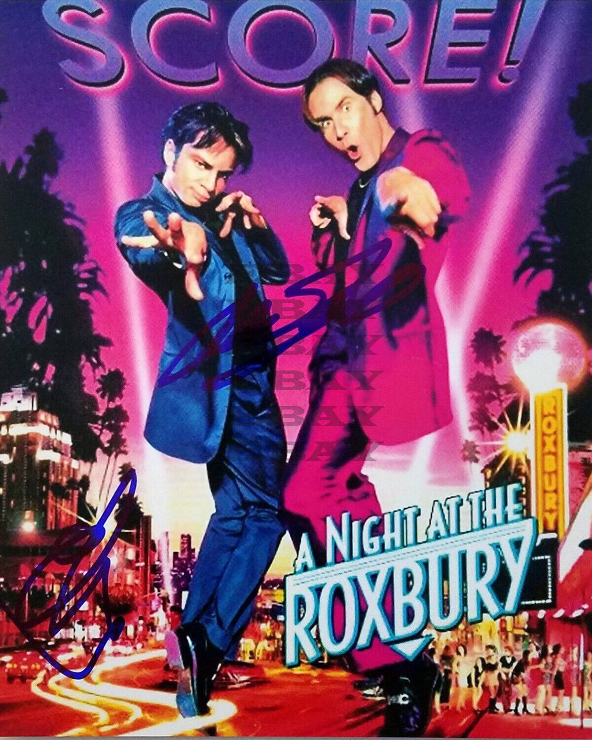 Will Ferrell Chris Katt Night At Roxbury Signed 8x10 Autographed Photo Poster painting REPRINT