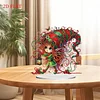 DIY Diamond Painting Double Sided Ornaments Kit for All Ages (Gnome Girl)