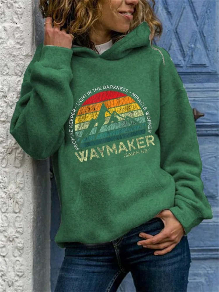 Wearshes Way Maker Miracle Worker Promise Keeper Hoodie