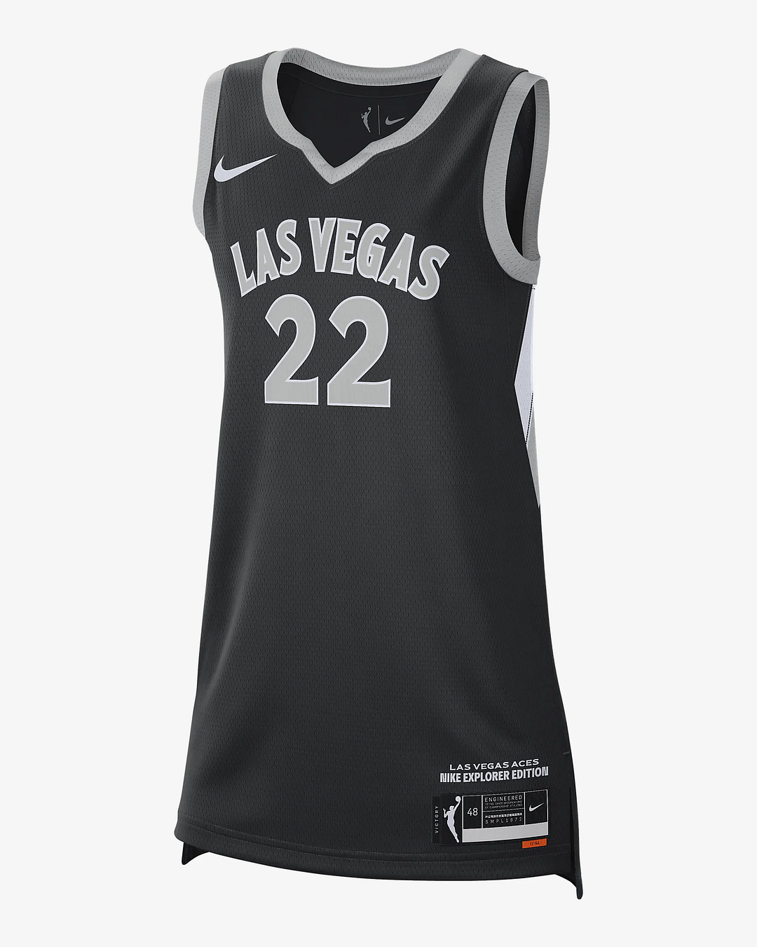 Men's Las Vegas Aces AJa Wilson #22 Black Player Jersey
