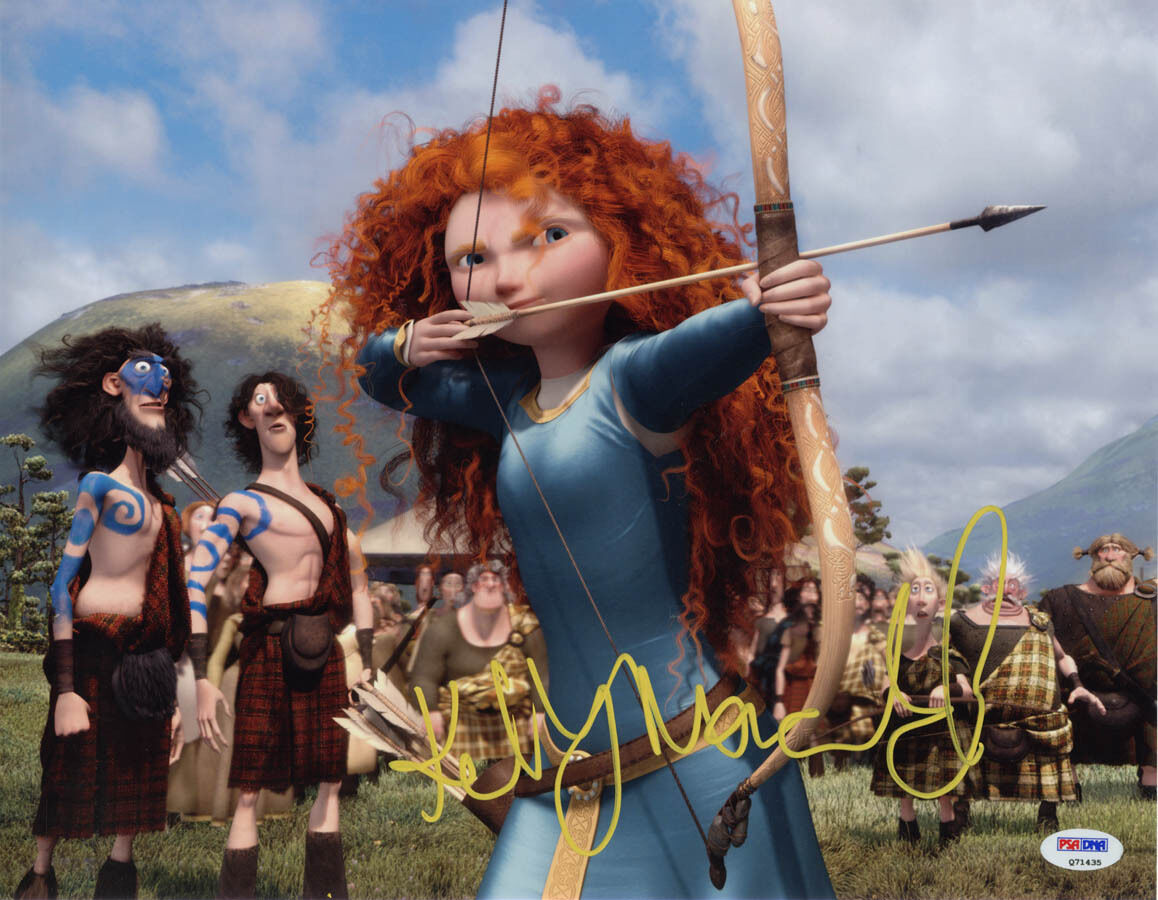 Kelly Macdonald SIGNED 11x14 Photo Poster painting Princess Merida Brave PSA/DNA AUTOGRAPHED