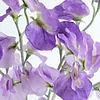 White Pink Purple 7 Heads Pea Blossom Flower Artificial Stem Sweatpea 