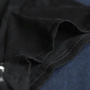 Elegant cotton shift dresses oversized Short Sleeve Plaid Summer Round Neck Black Dress