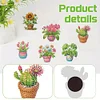 6 PCS Pot - 5D DIY Sticker Magnet