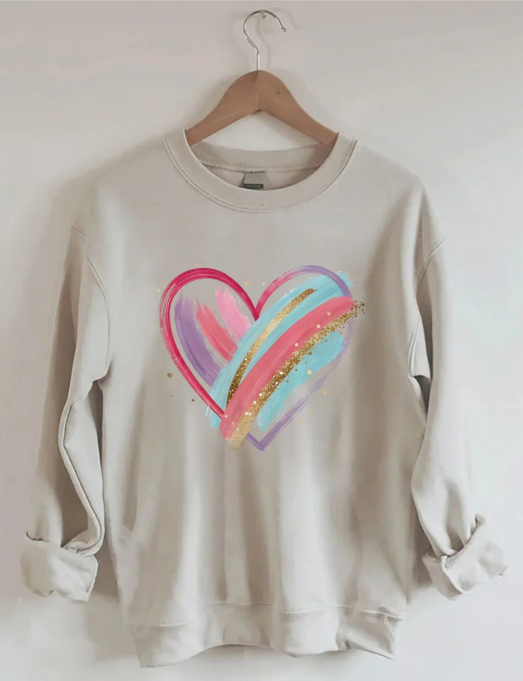 Valentines Day Heart Sweatshirt