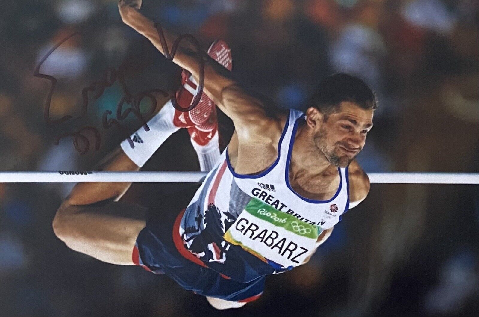 Robbie Grabarz Genuine Hand Signed 6X4 Photo Poster painting - Team GB - Olympics - High Jump 2