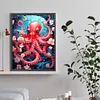 >SALE<5D DIY Full Round Drill Diamond Painting Octopus Home Decor Art Craft 30x40cm