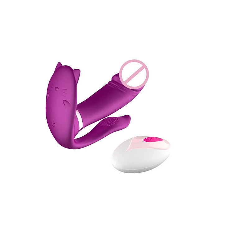 Silica Gel Cat Toy 7 Modes (Purple)